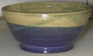 Glazed ceramic.